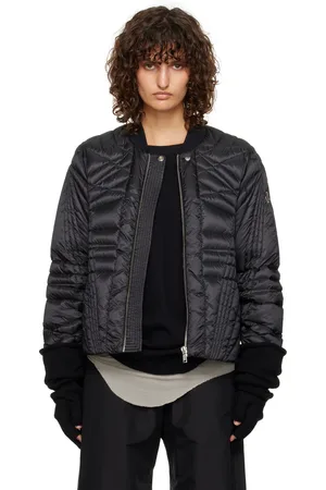 Rick Owens Moncler + Black Megapenta Flight Bomber Jacket