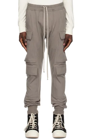 Rick Owens Gray Mastodon Mega Cargo Pants