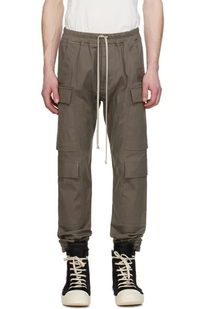 Rick Owens Gray Mastodon Mega Cargo Pants