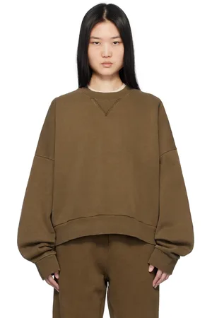 Entire Studios Brown Box Crew Sweatshirt