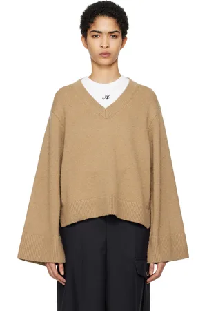Axel Arigato Brown Rain V-Neck Sweater