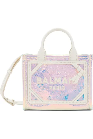 Balmain Silver Mini B-Army Bag