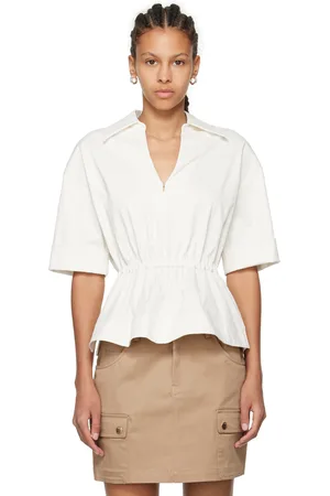 Staud Off-White Bristol Blouse
