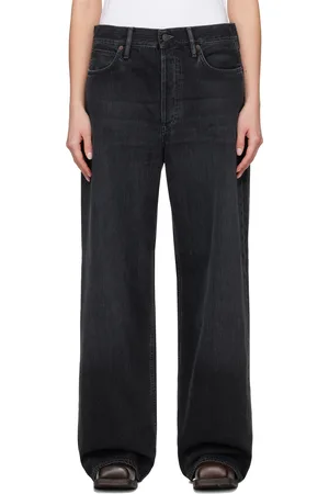 Acne Studios Black Baggy Fit Jeans