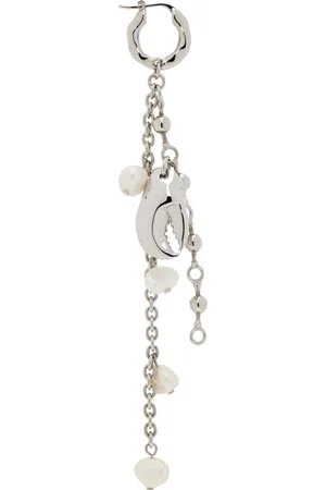 Acne Studios Silver Claw Charm Single Earring