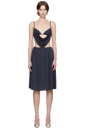 Diesel Gray D-Showomen Midi Dress