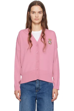 Moschino Pink Teddy Bear Cardigan