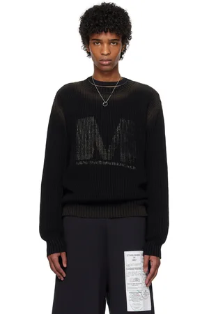 Maison Margiela Black Crewneck Sweater