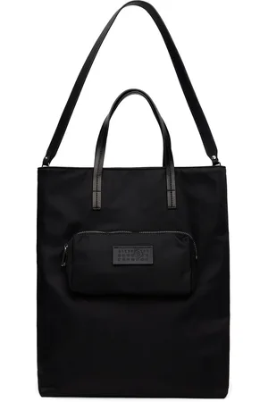 Maison Margiela Black Nylon Pockets Shopper Tote