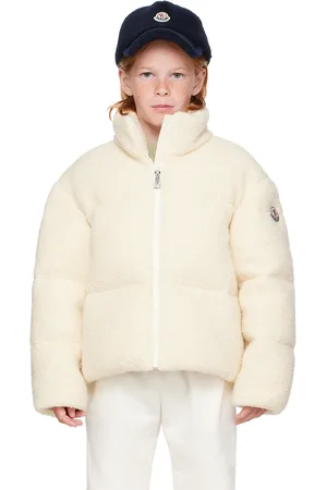Moncler Kids White Babas Down Jacket
