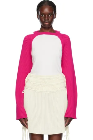 Helmut Lang Pink Rib Sweater