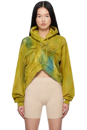 Collina Strada Khaki Draped Hoodie
