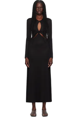 CHRISTOPHER ESBER Open Twist Anglaise Maxi Dress
