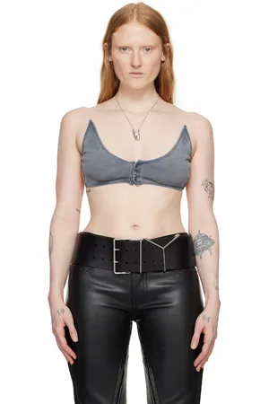 Y / PROJECT Blue Invisible Strap Bralette