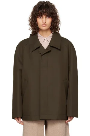 LEMAIRE Brown Car Jacket