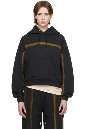 ECKHAUS LATTA Black Printed Hoodie