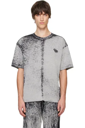 Diesel Gray T-Boxt-Dev Relaxed Fit T-shirt