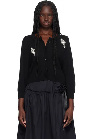 Simone Rocha Black Embellished Cardigan