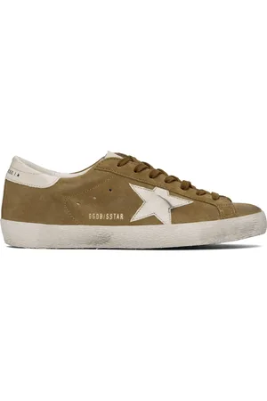 Golden Goose Tan Super-Star Sneakers