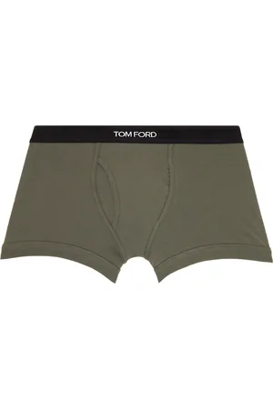 Tom Ford Khaki Cotton Boxer Briefs