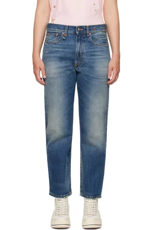 R13 Blue Boyfriend Jeans