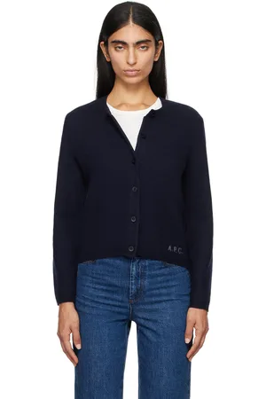 A.P.C. Navy Mila Cardigan