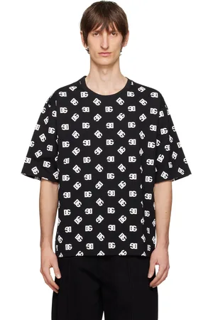 Dolce & Gabbana Black Printed T-Shirt