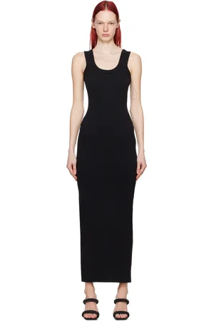 Alexander Wang Black Embossed Maxi Dress