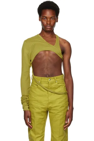 Rick Owens Green Banana Skeletank Tank Top