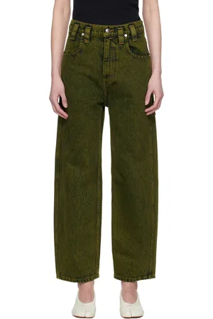 ECKHAUS LATTA Green Baggy Jeans