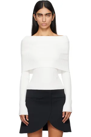 Courrèges White Twist Sweater