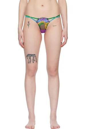 FLEUR DU MAL Multicolor Carnival Thong