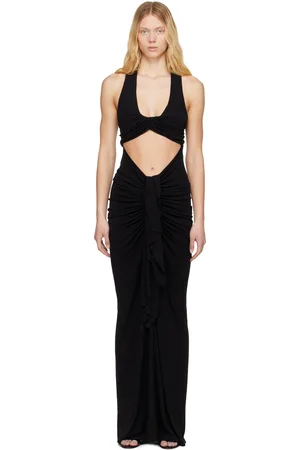 CHRISTOPHER ESBER Vivenda Drape Front Maxi Dress
