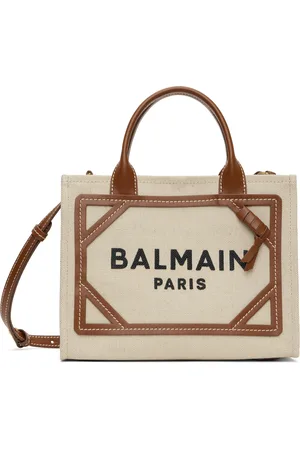 Balmain Beige & Brown B-Army Small Bag