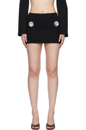 AREA Jumbo Crystal Miniskirt