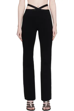 Alexander Wang Black Criss-Cross Leggings