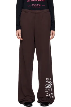 Maison Margiela Purple Unbrushed Sweatpants