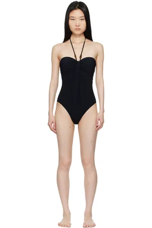 ZIMMERMANN Wylie Drape Halter Swimsuit