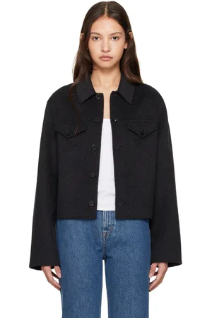 Filippa K Gray Short Wool Cashmere Jacket