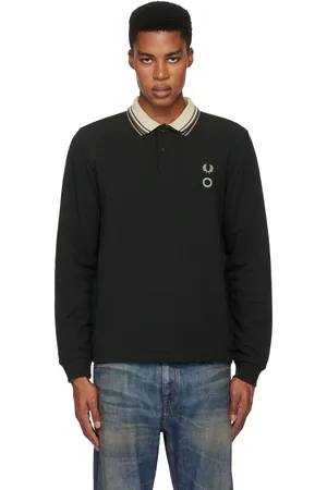 CRAIG GREEN Green Fred Perry Edition Long Sleeve Reversible Polo