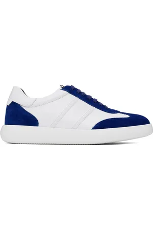 BRIONI Navy & White Olympia Sneakers