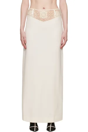 Beaufille Off-White Roma Maxi Skirt