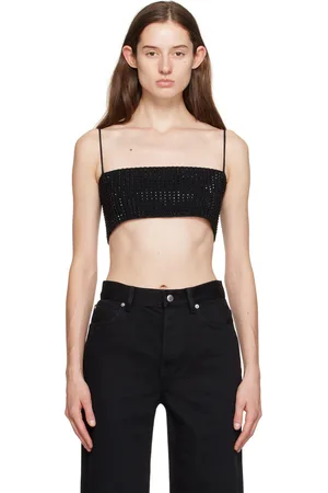 Alexander Wang Black Crystal Top
