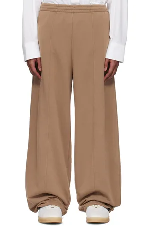 Maison Margiela Brown Pinched Seam Sweatpants