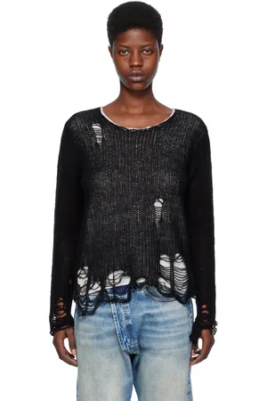 R13 Black Layered Sweater