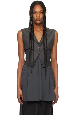 AMOMENTO Stripe Vest