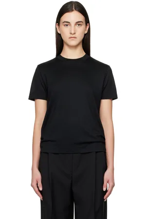 Rohe Black Relaxed Wool T-shirt
