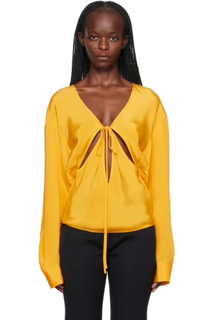 CHRISTOPHER ESBER Yellow Triquetra Blouse