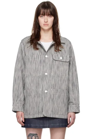 A.P.C. Navy & White Katie Holmes Edition Emma Jacket