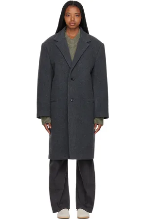 LEMAIRE Gray Chesterfield Coat